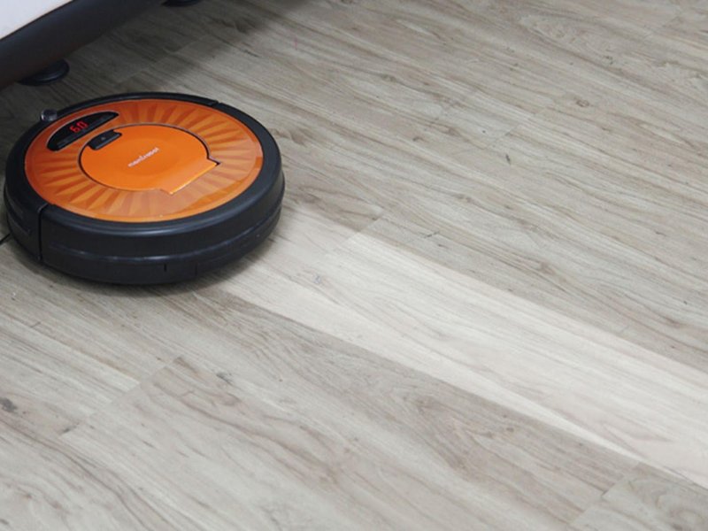 Robot Vacuum on Solid Surfaces