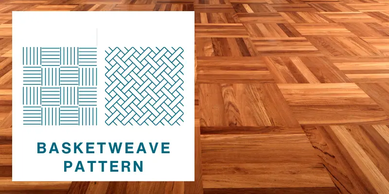 basketweave hardwood flooring pattern